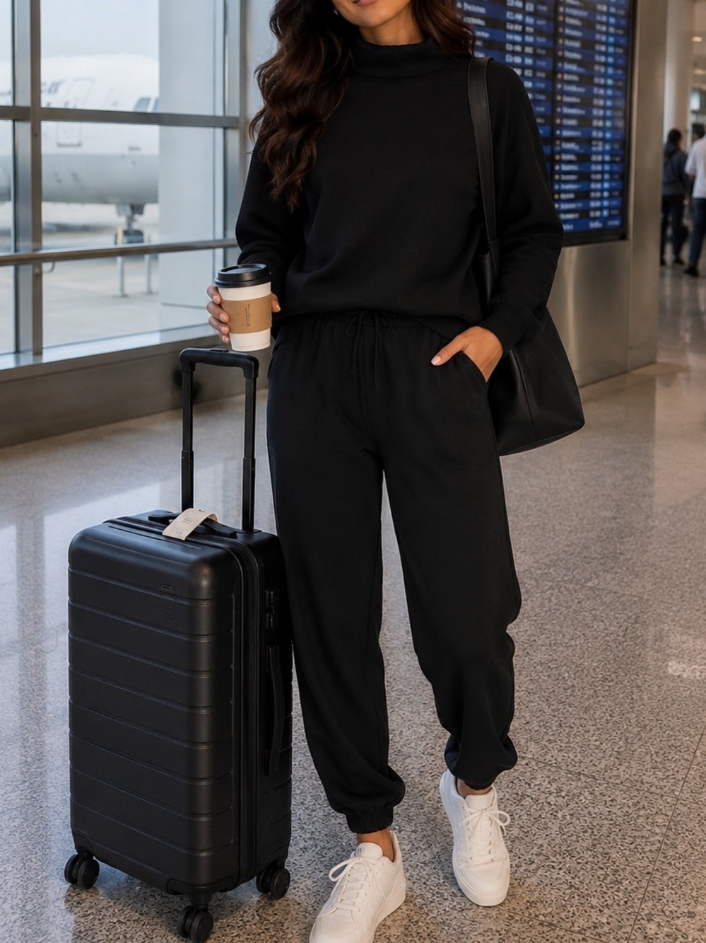 LBLC the Label Black Jogger Lounge Set